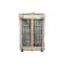 Steele Canvas Basket 16 BU Permanent Truck Blue Vinyl w/Grey Vinyl - 4in Casters 9216VBLUVGRYW4 - alternate 2